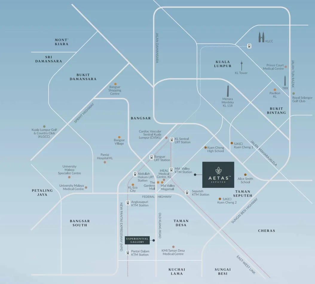Aetas Seputeh location map