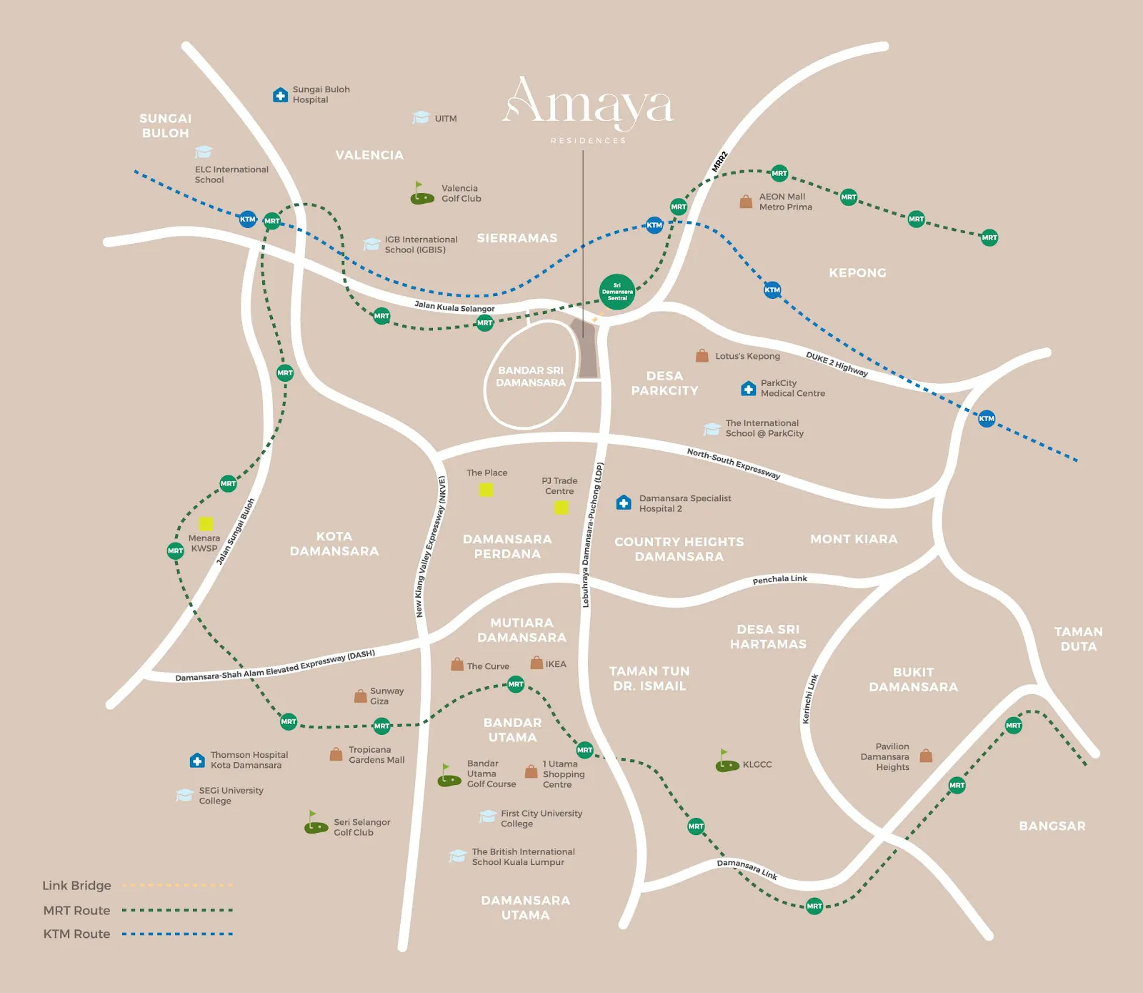 Amaya, Petaling Jaya: location map (20 of 20)