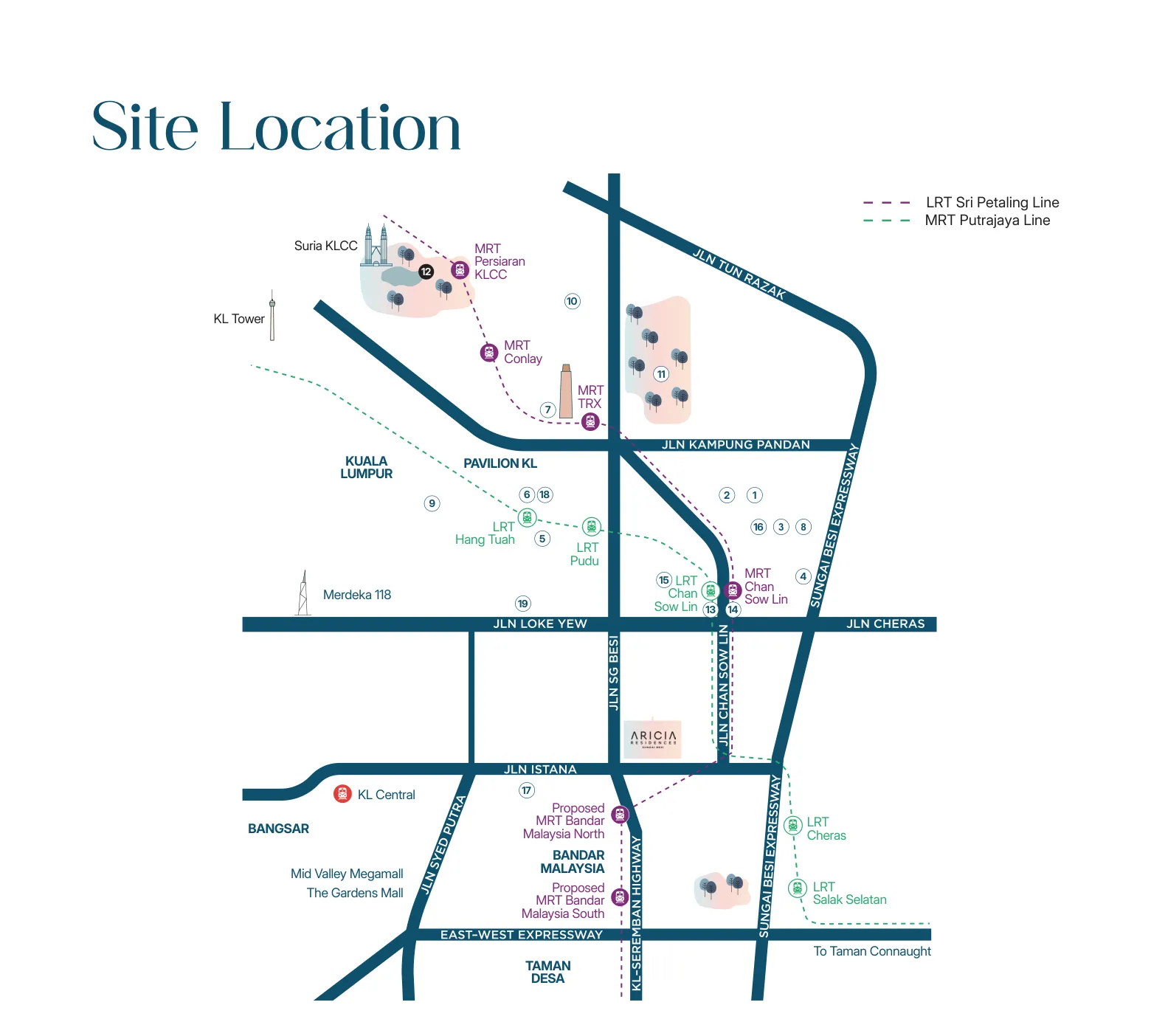 Aricia, Sungai Besi / Chan Sow Lin: location map (14 of 14)