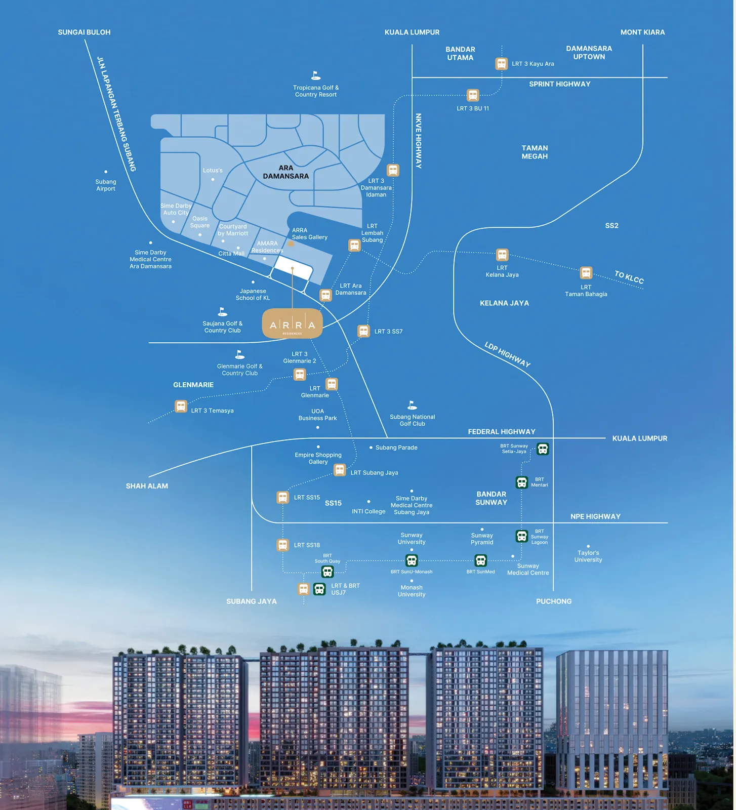 ARRA, Petaling Jaya: location map (13 of 13)