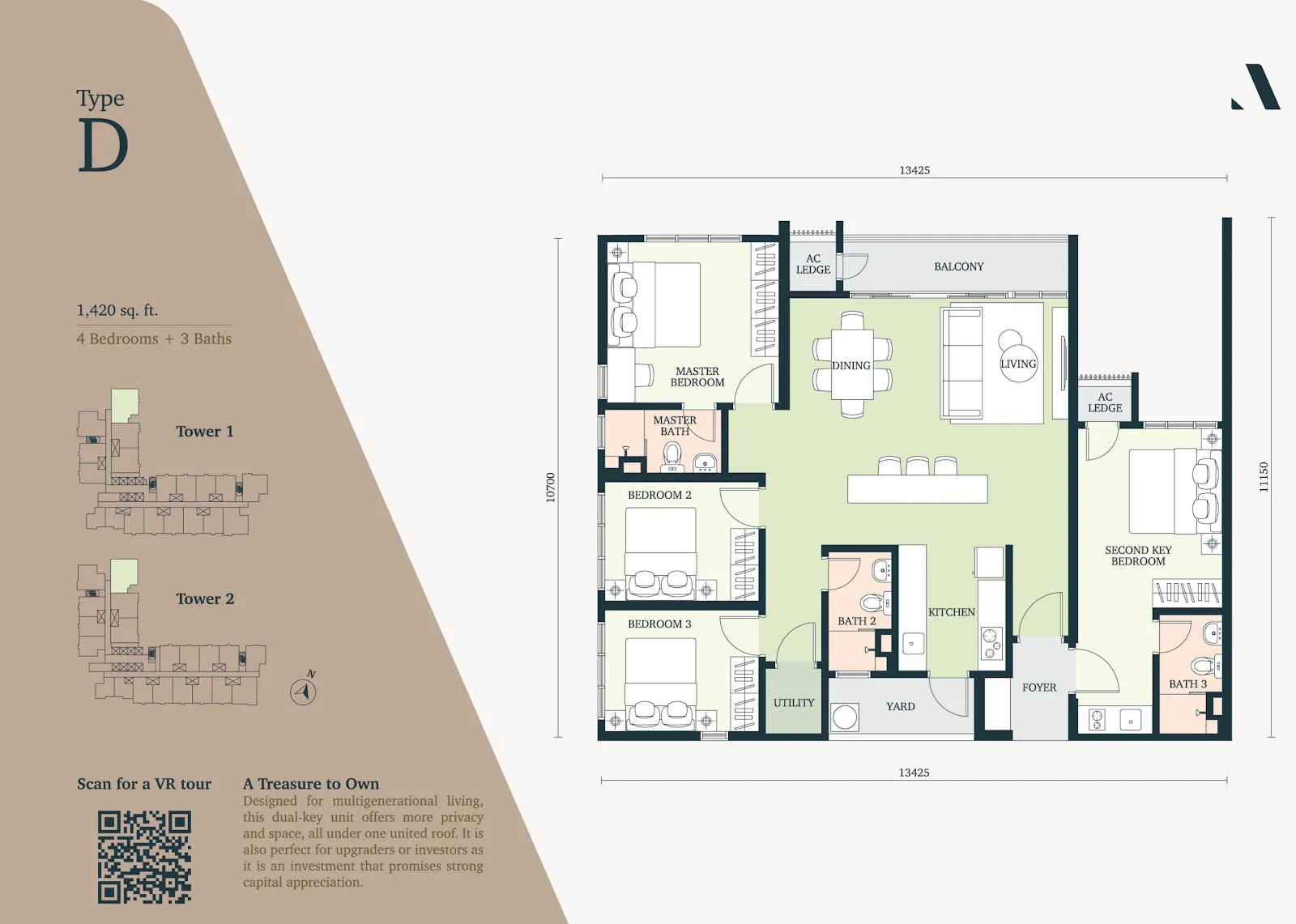 Atera Phase 2 Type D floor plan