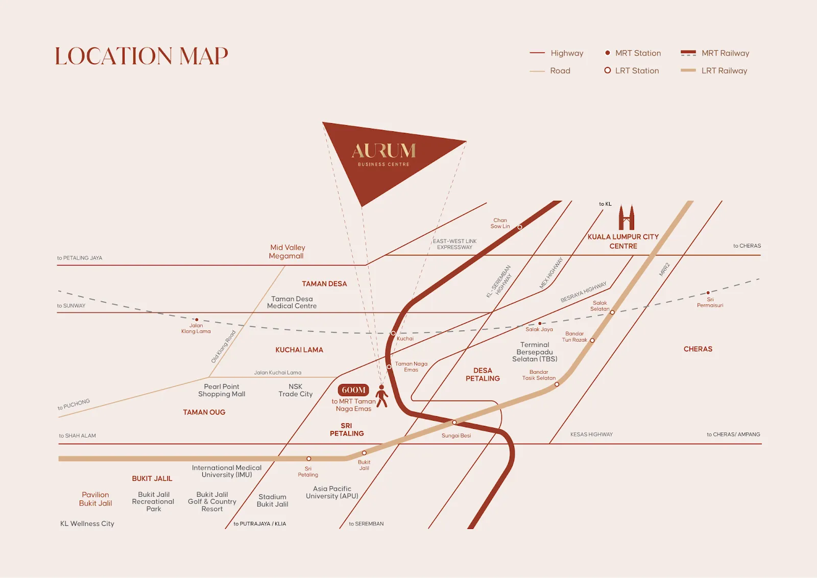 Aurum Business Centre (Suites), Sri Petaling: location map (11 of 11)