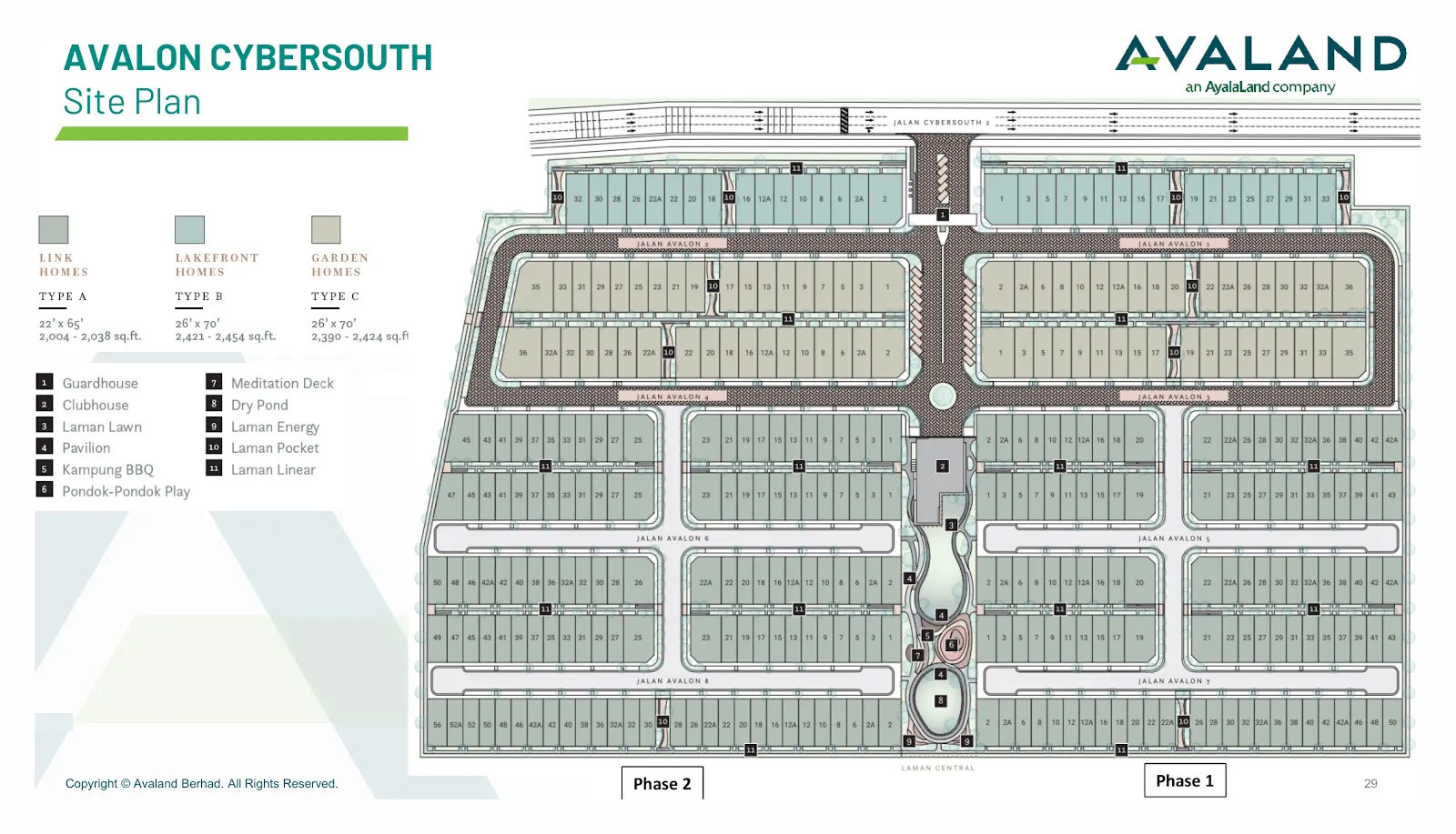 Avalon Cybersouth floor plan