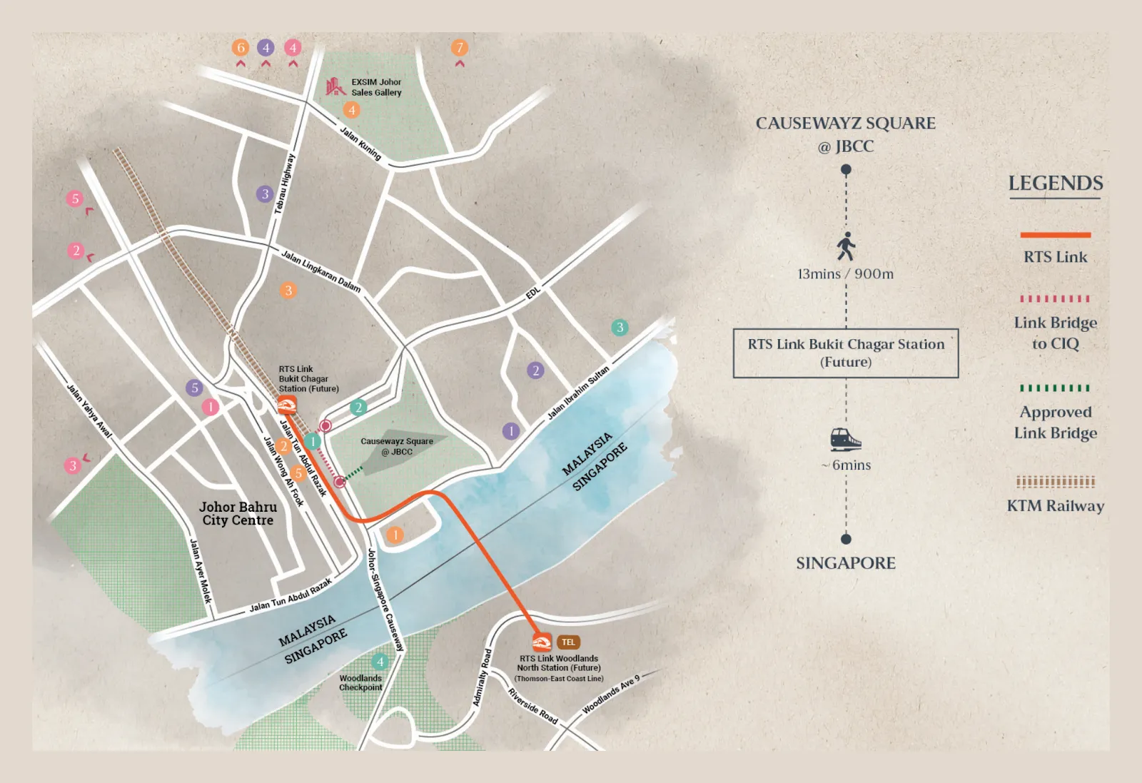 Axis, Causewayz Square, Johor Bahru: location map (20 of 20)