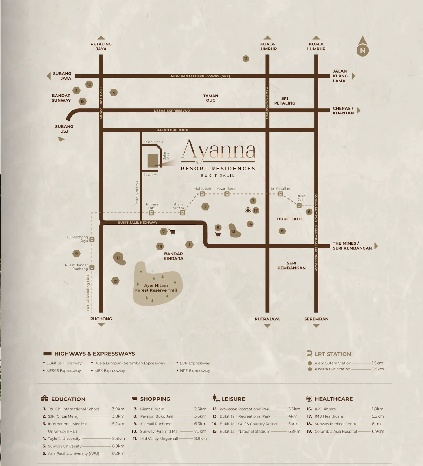 Ayanna, Bukit Jalil: location map (11 of 11)
