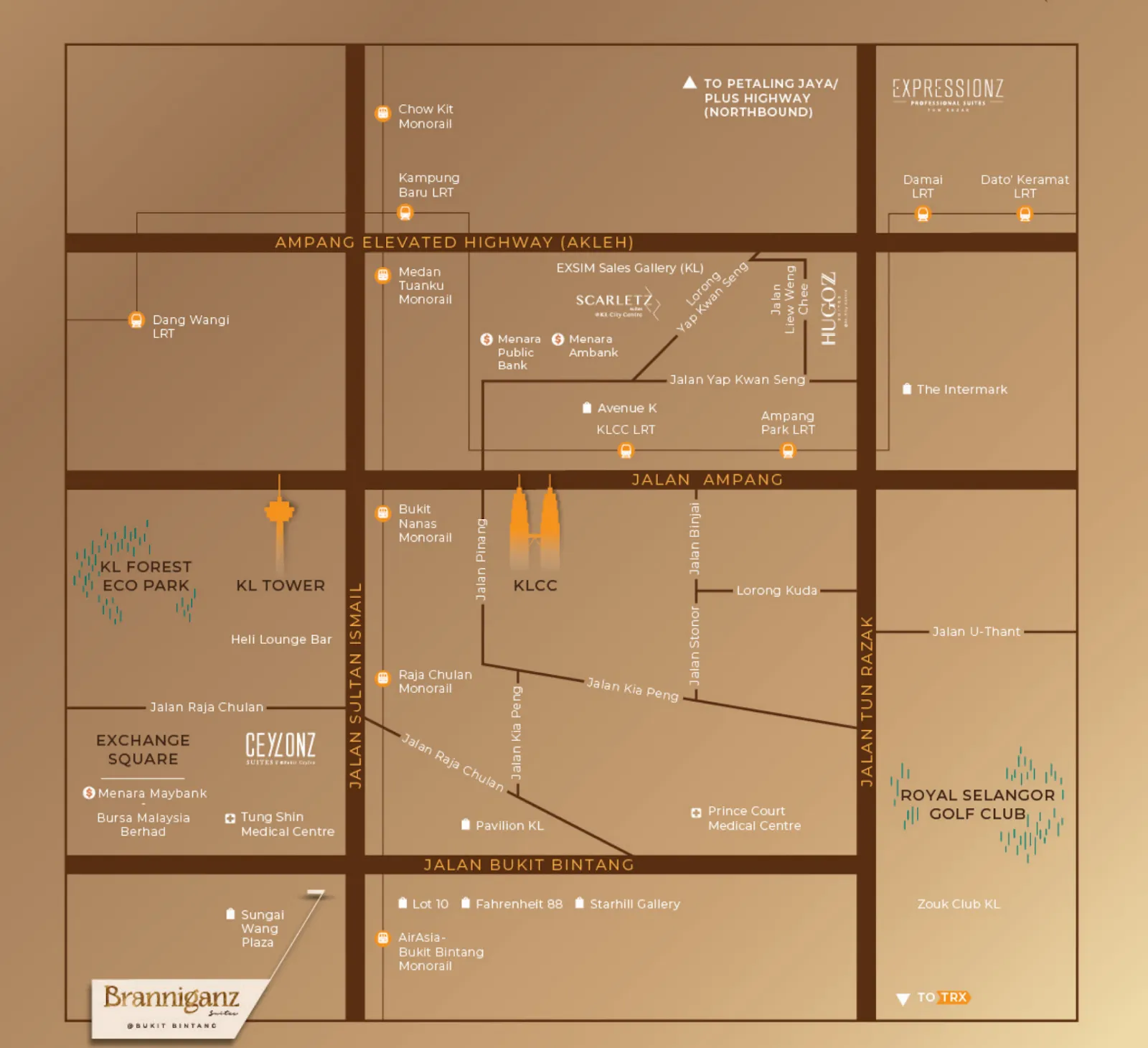 Branniganz, KL City Centre / Bukit Bintang: location map (18 of 18)