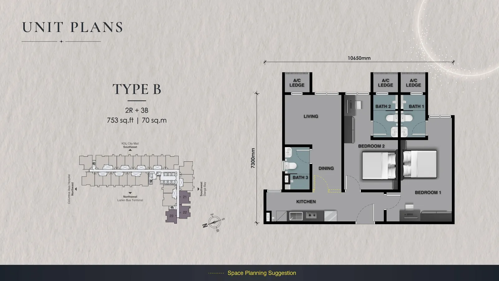 Celestz Type B floor plan
