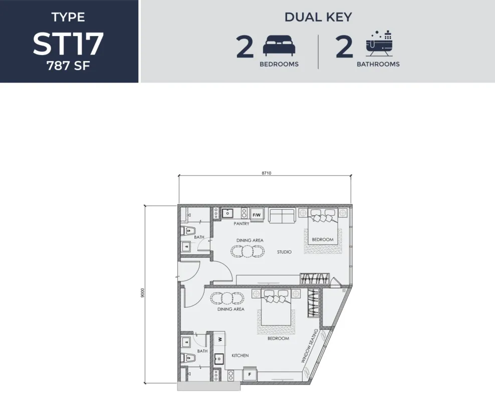 Centrix Type ST17 floor plan