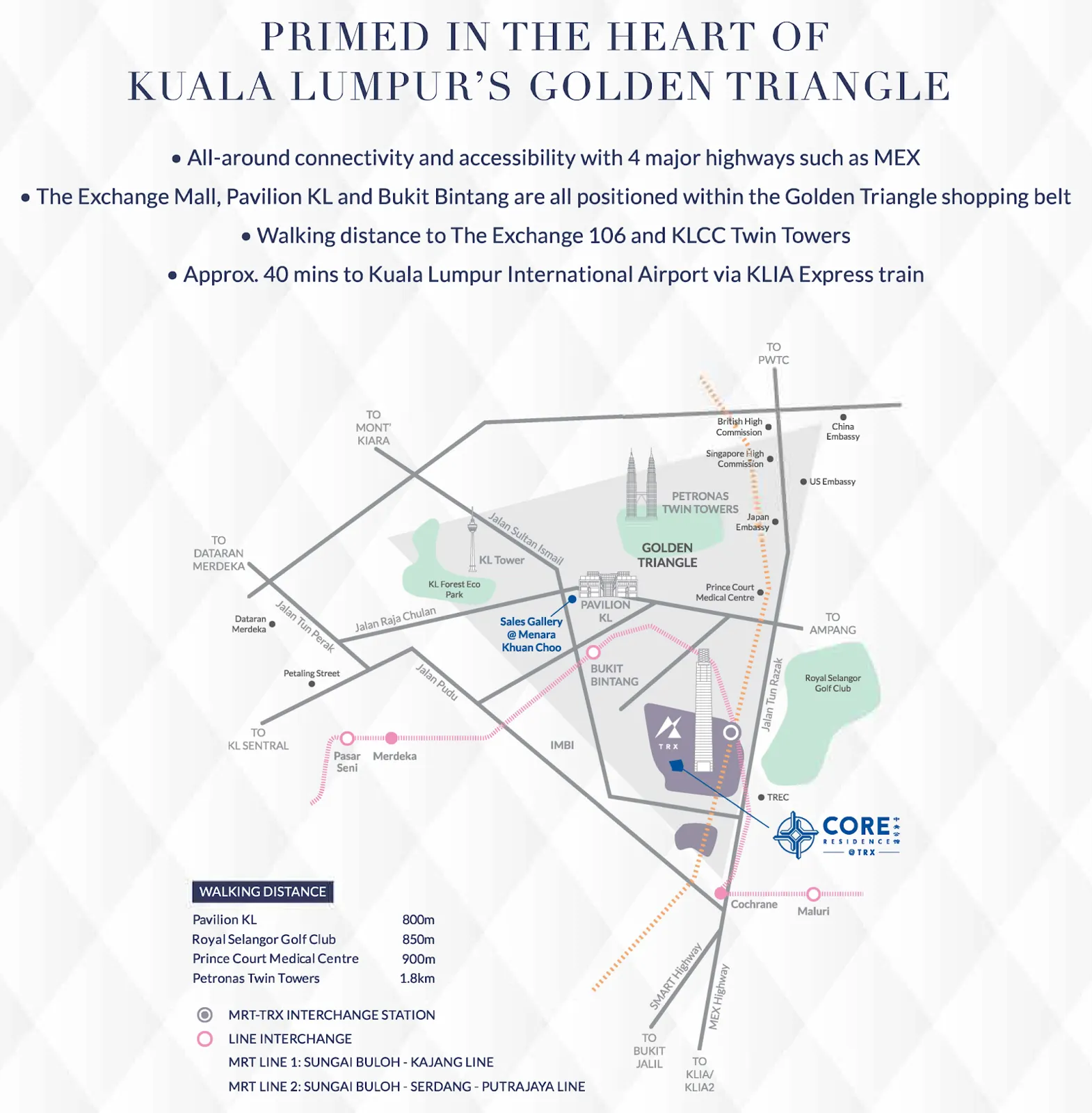 Core Residence @ TRX, TRX / Bukit Bintang: location map (15 of 15)