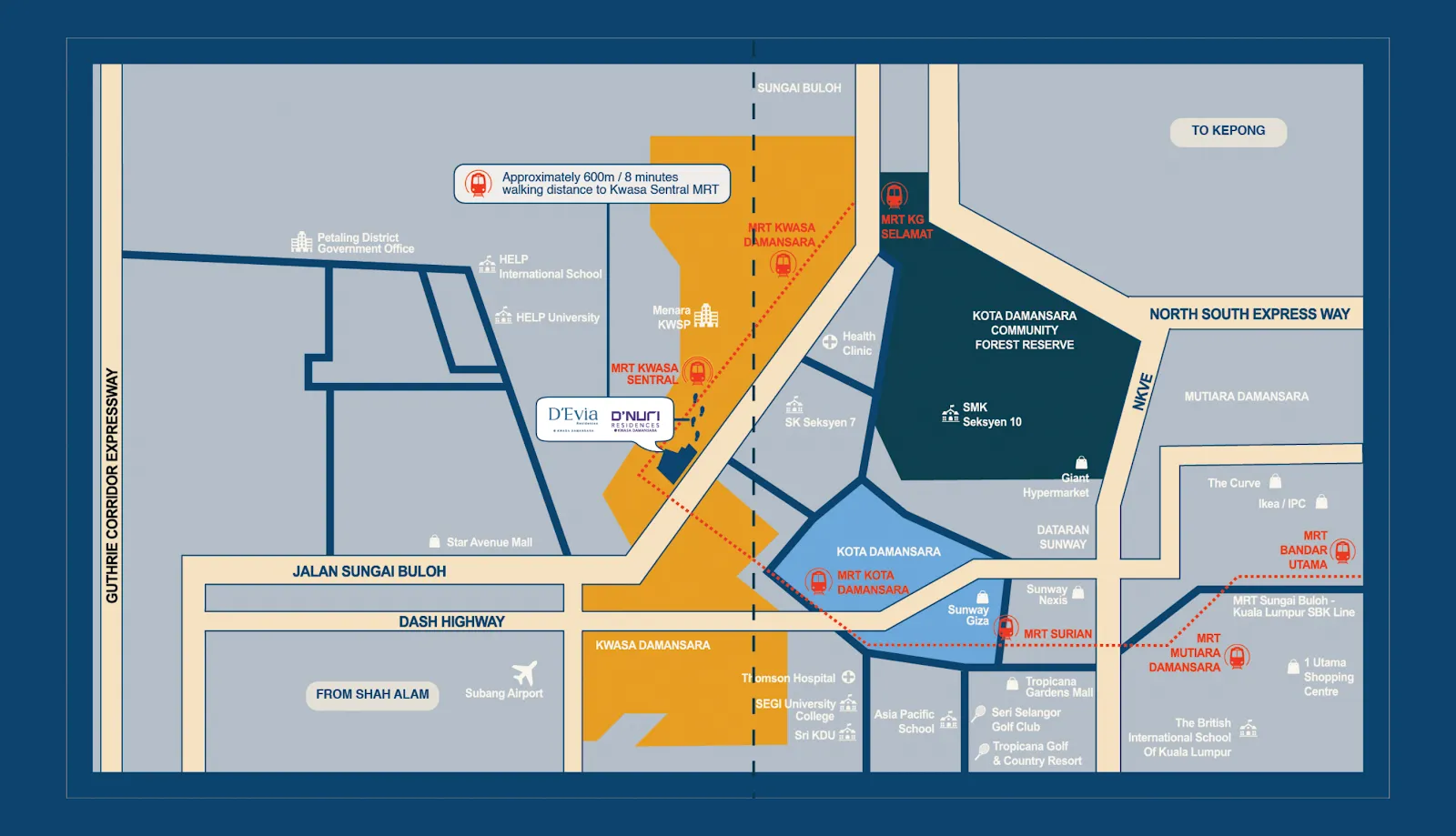 D'Evia, Petaling Jaya: location map (11 of 11)
