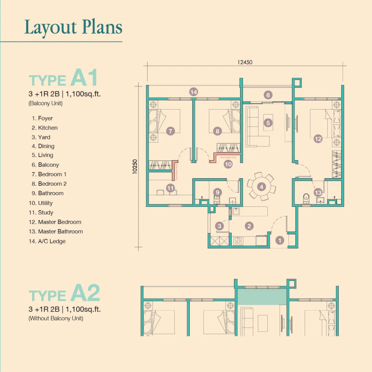 D'Tessera floor plan