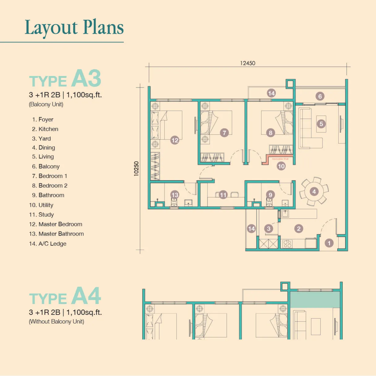 D'Tessera floor plan