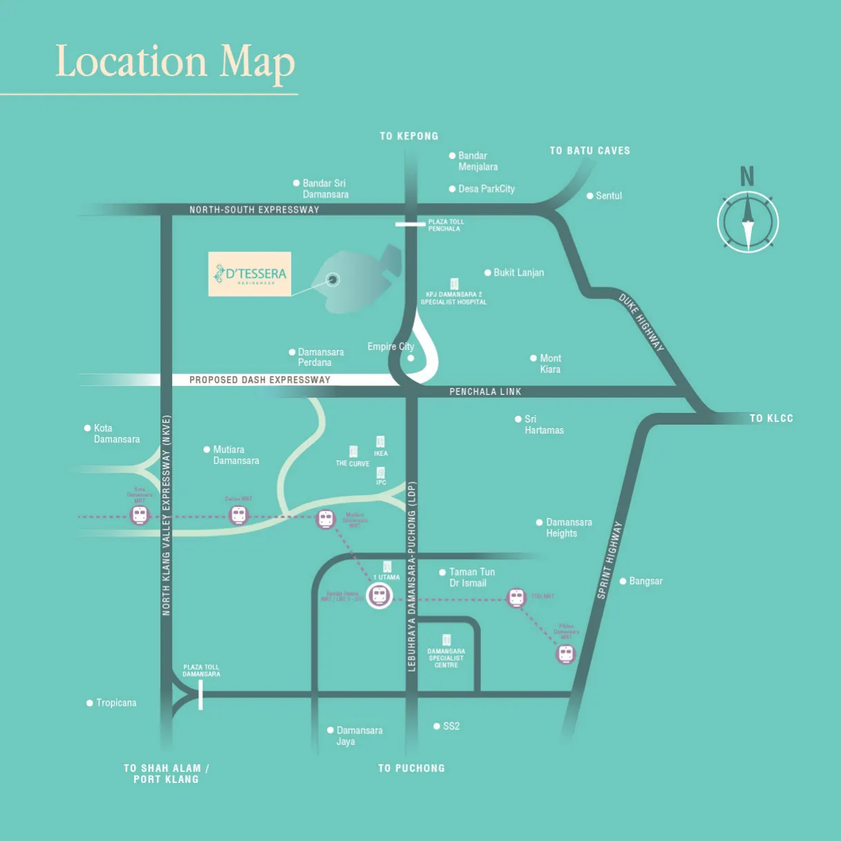 D'Tessera location map