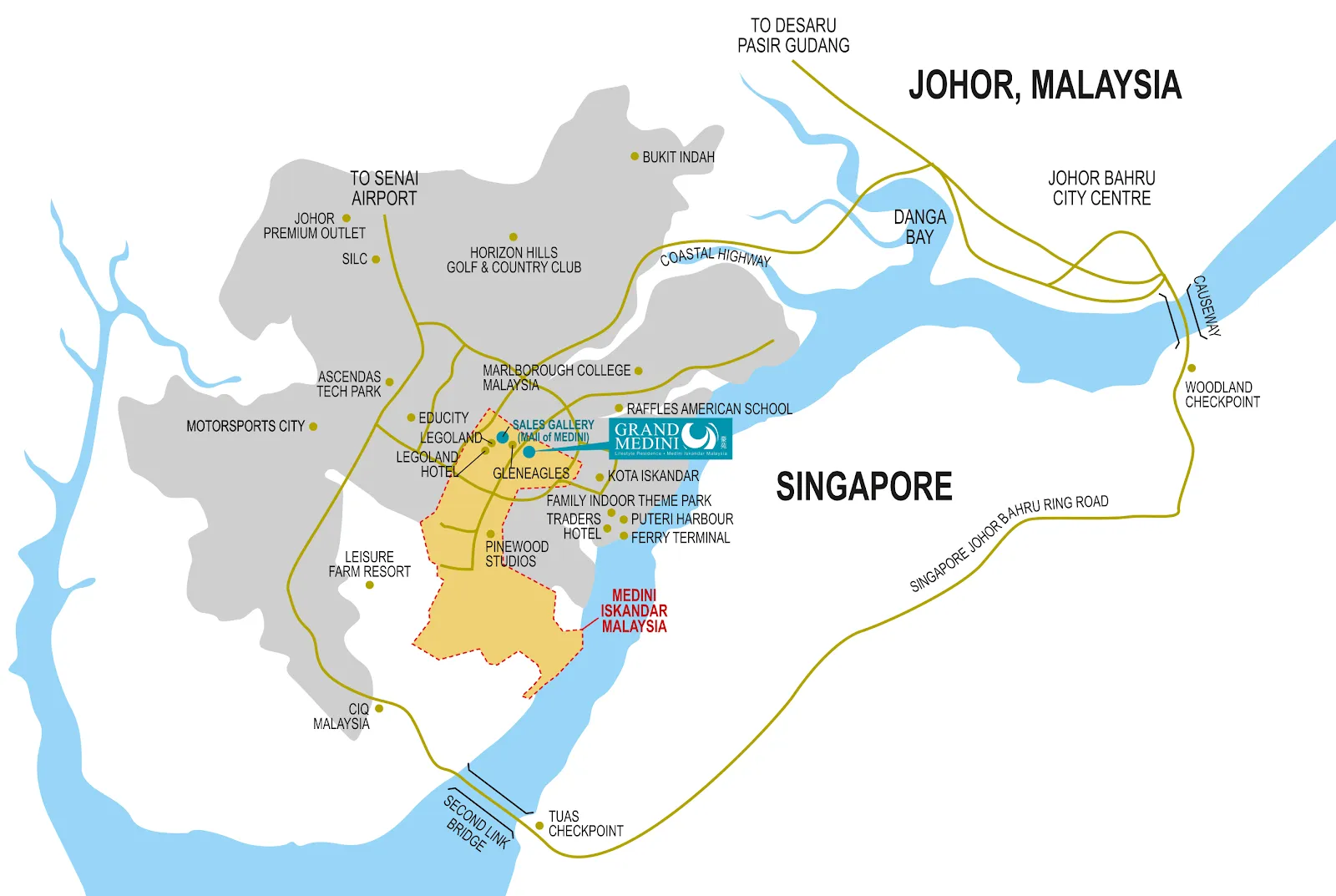 Grand Medini location map