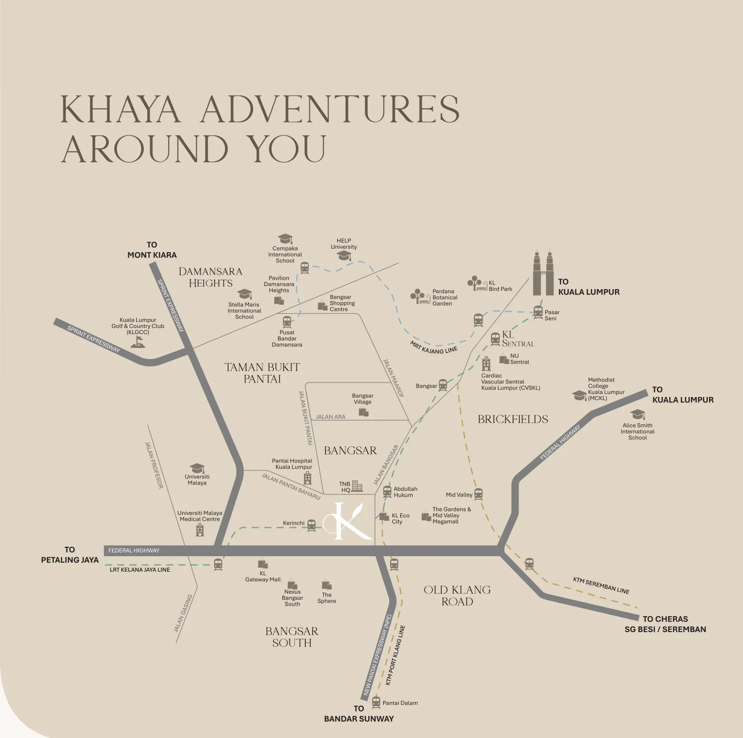 Khaya Residence, Bangsar: location map (11 of 11)