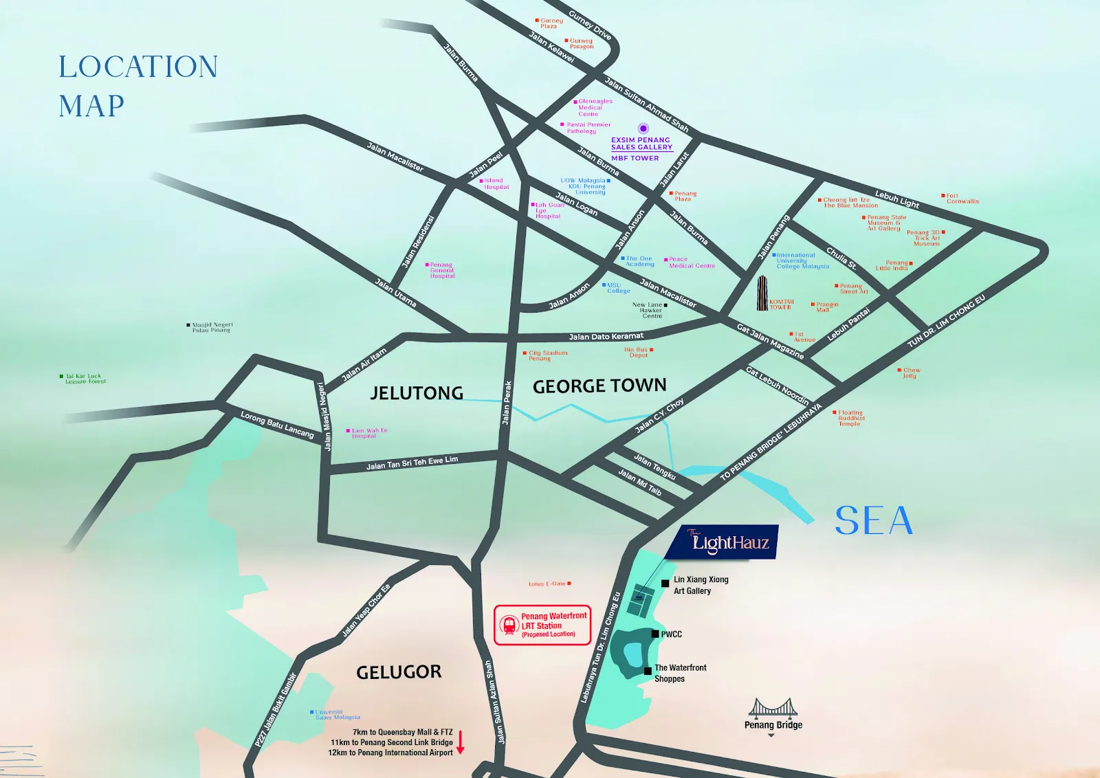 The Lighthauz location map