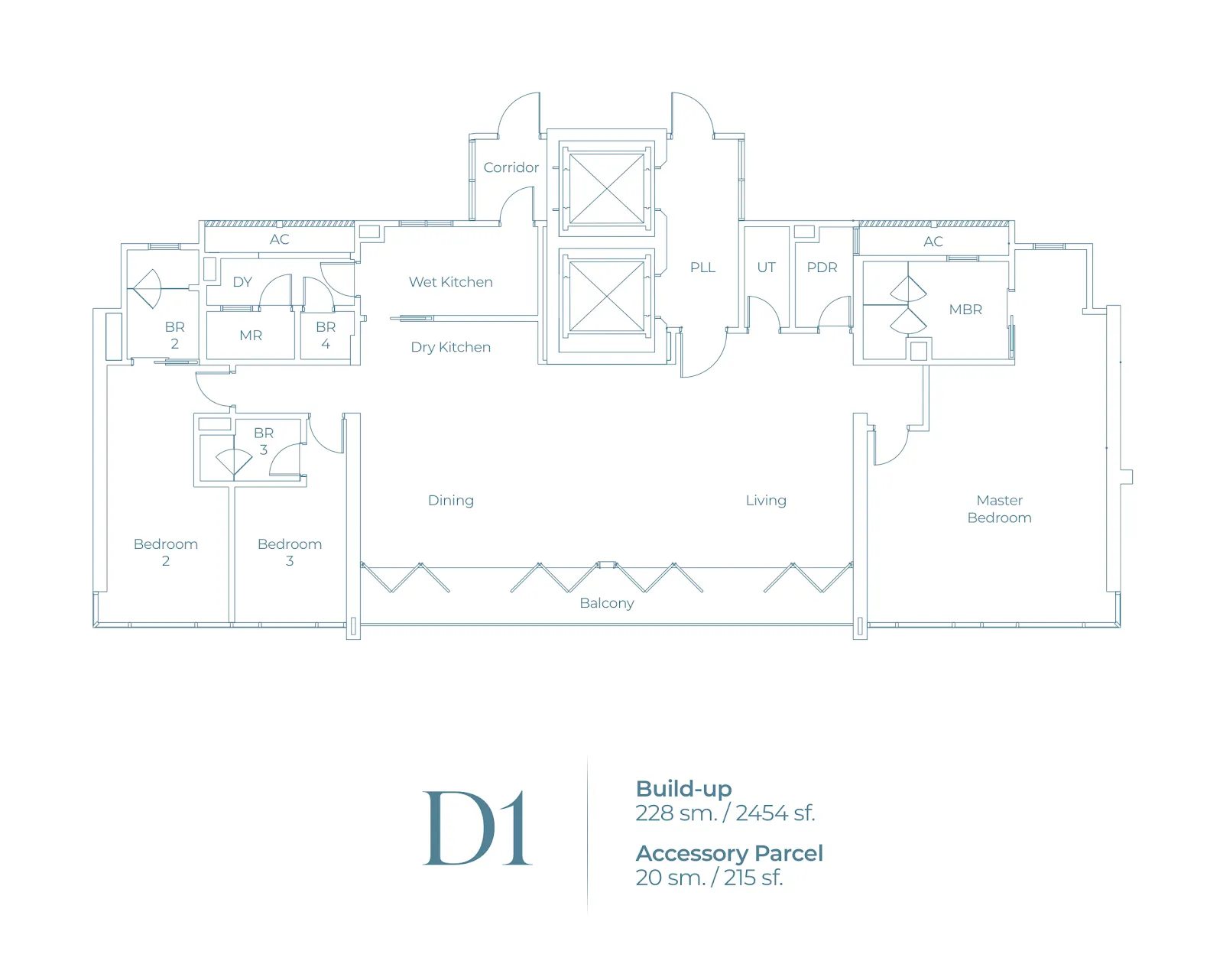 Lightwater Residences floor plan