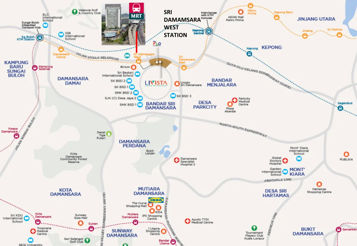 Livista, Petaling Jaya: location map (10 of 10)