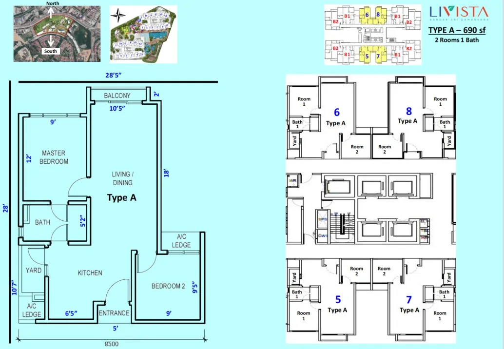 Livista Type A floor plan