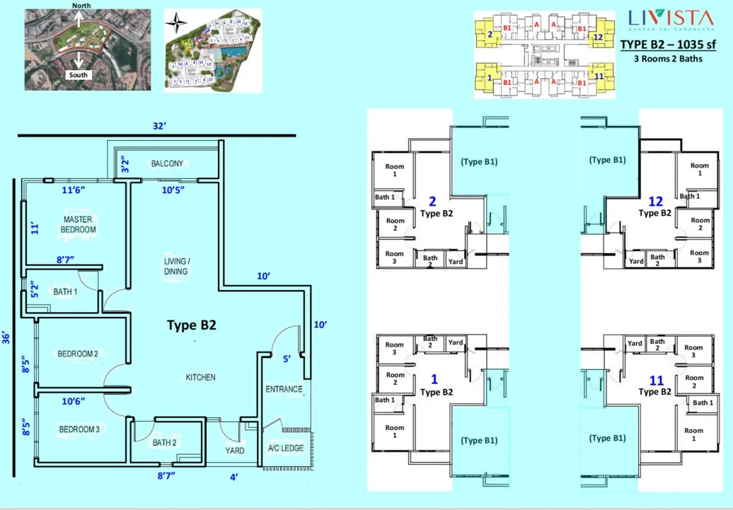 Livista Type B2 floor plan