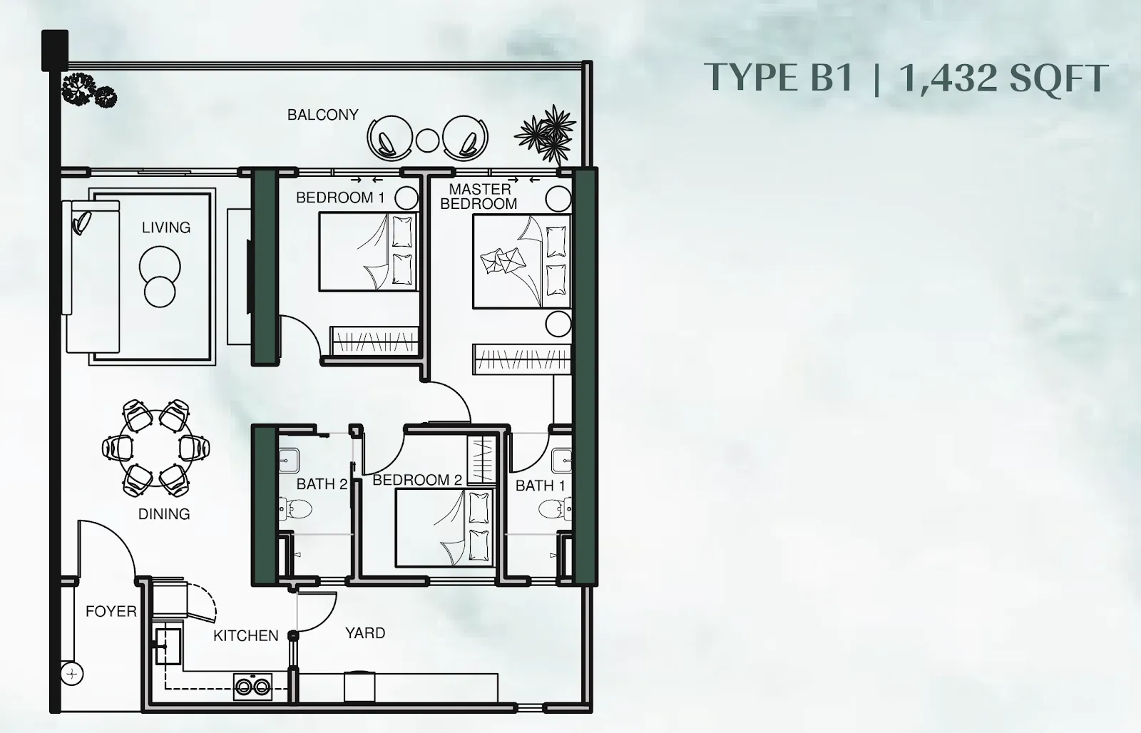 Lumina Residence Georgetown 户型图