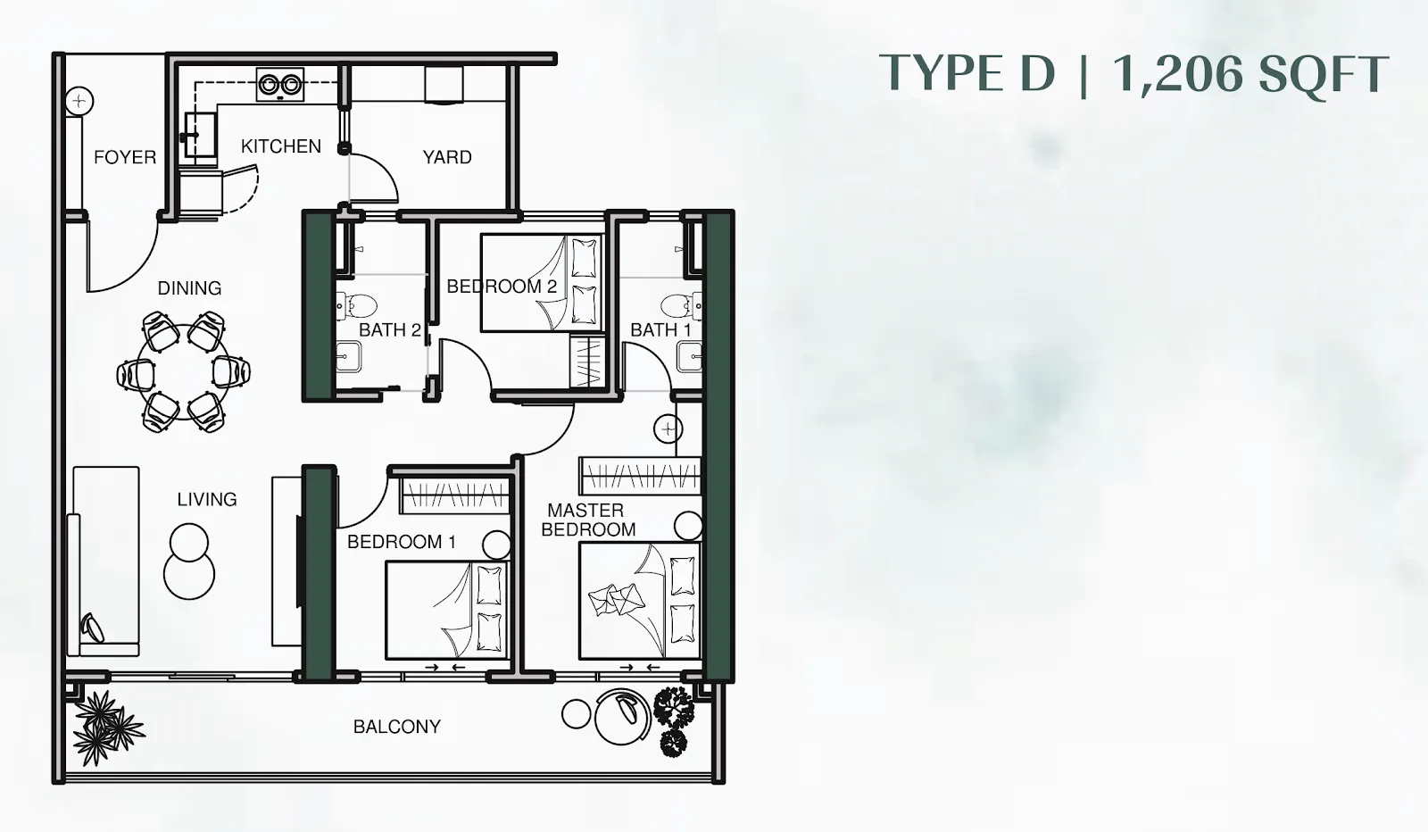 Lumina Residence Georgetown 户型图