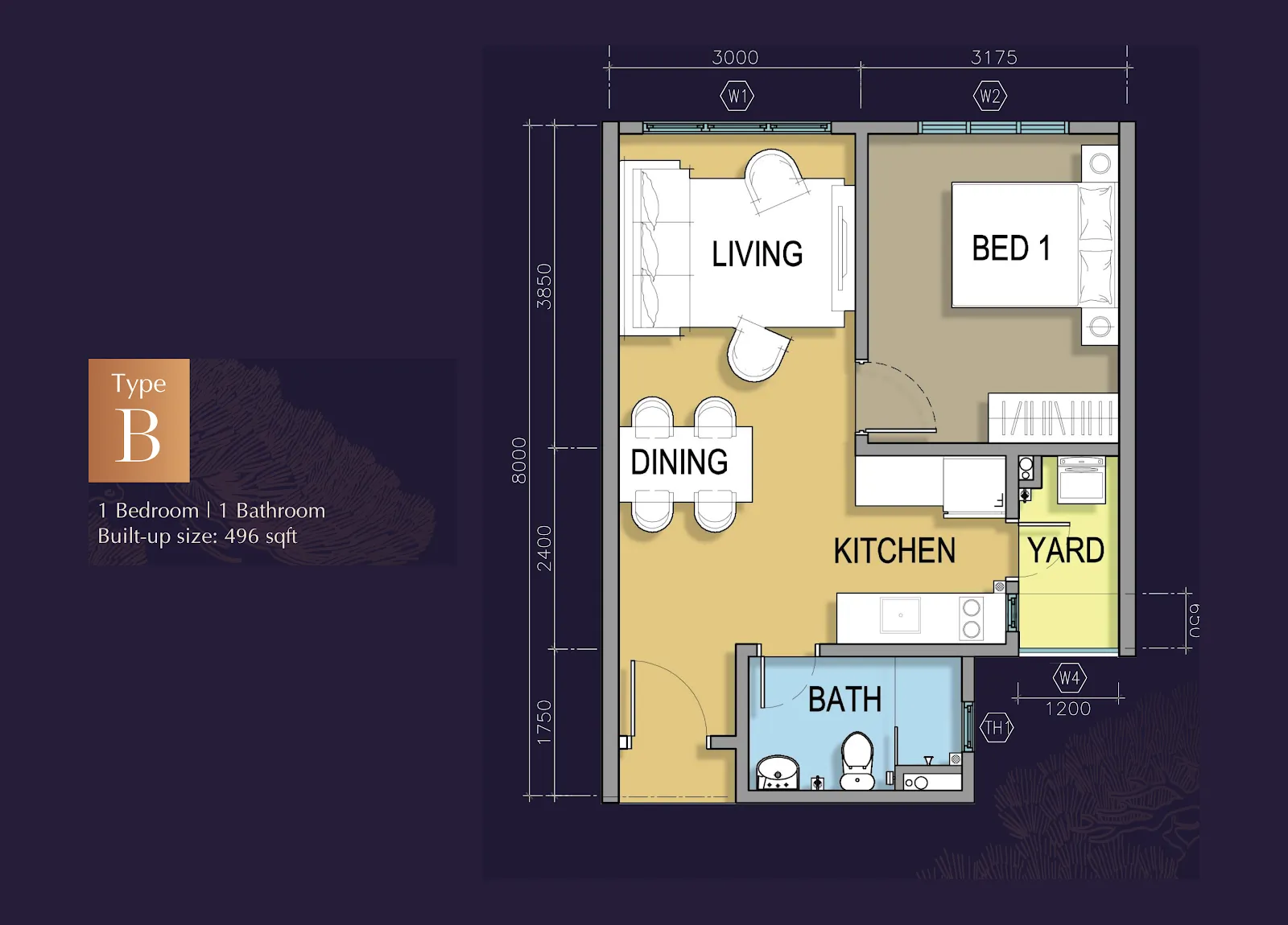 M Grand Minori floor plan