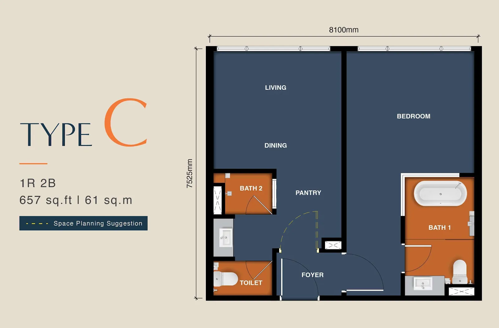 MABA Suitez floor plan