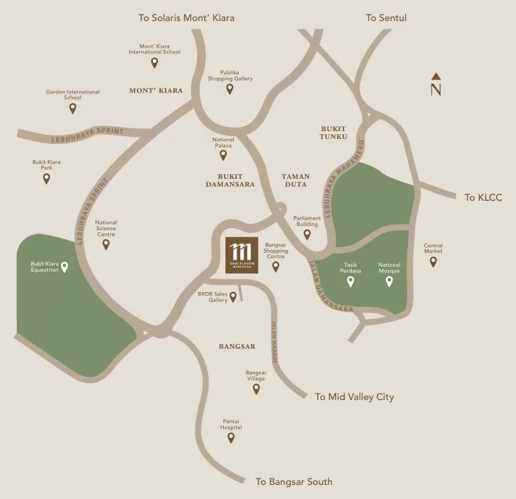 111 Menerung, Bangsar: location map (16 of 16)