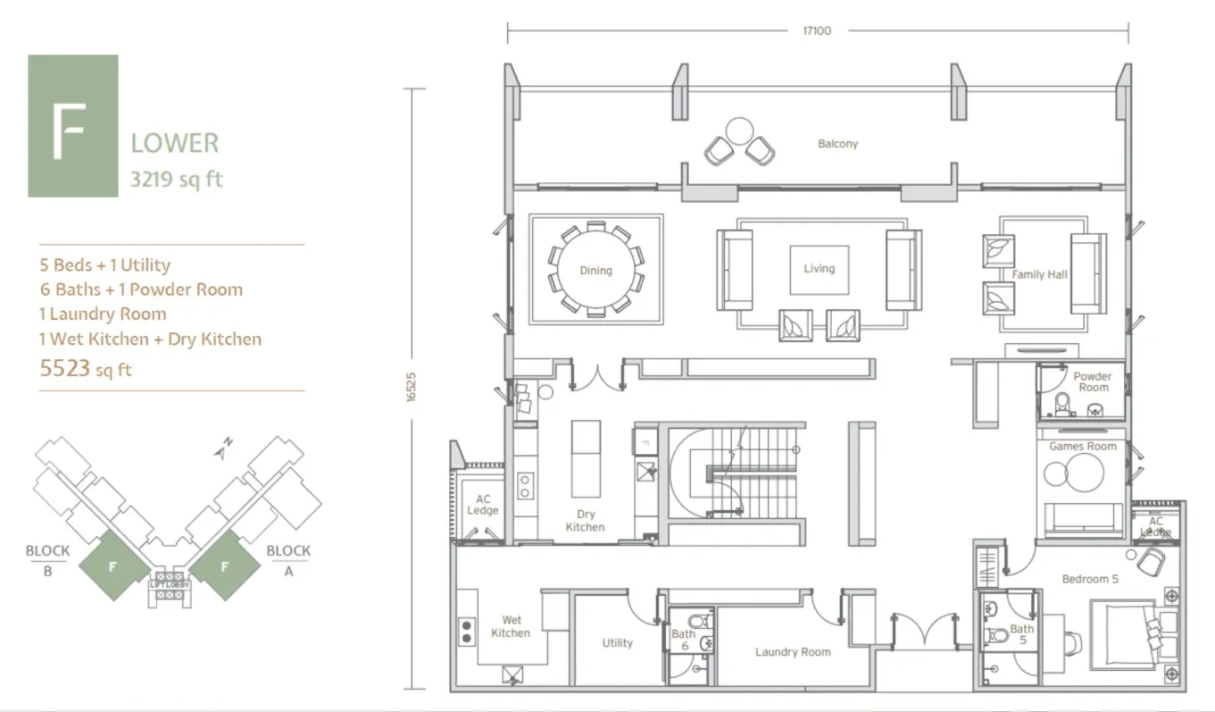 Papyrus Type F floor plan