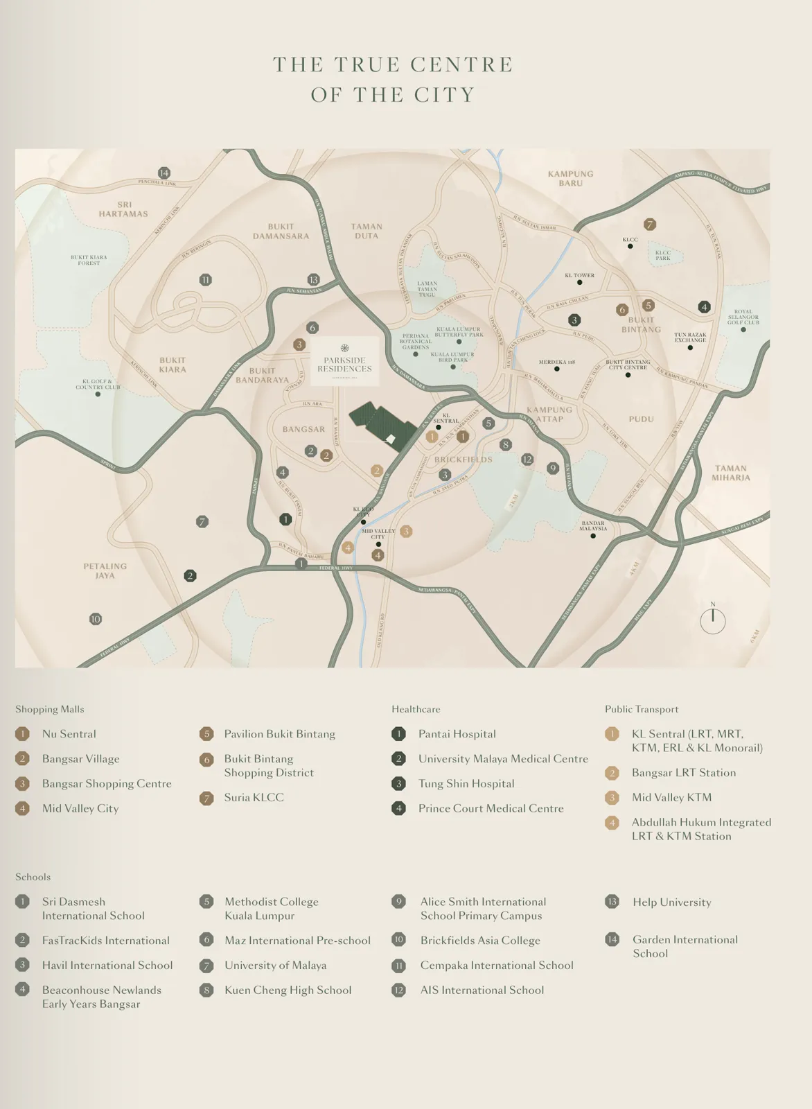 Parkside Residence, Bangsar: location map (16 of 16)