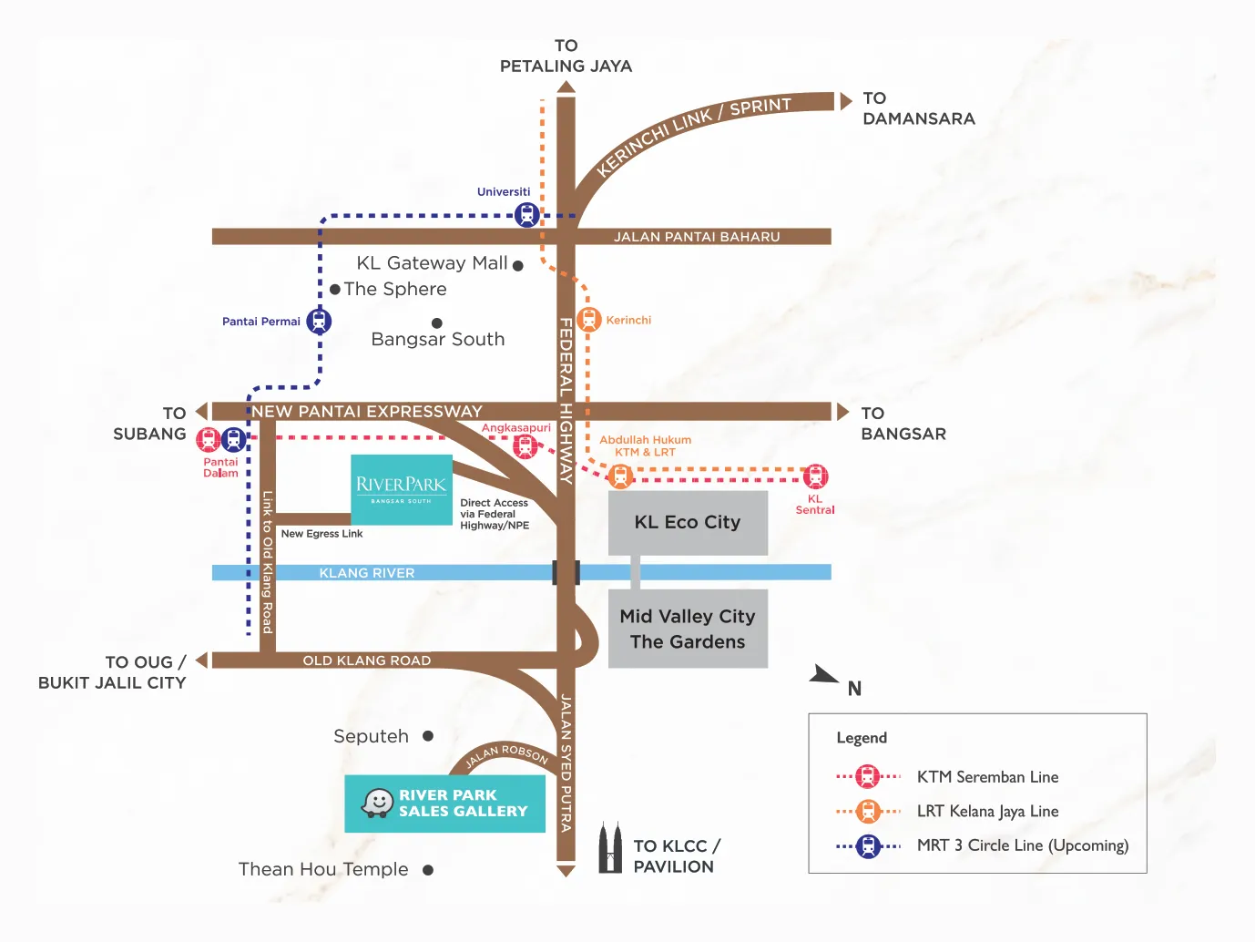 River Park, Bangsar: location map (19 of 19)