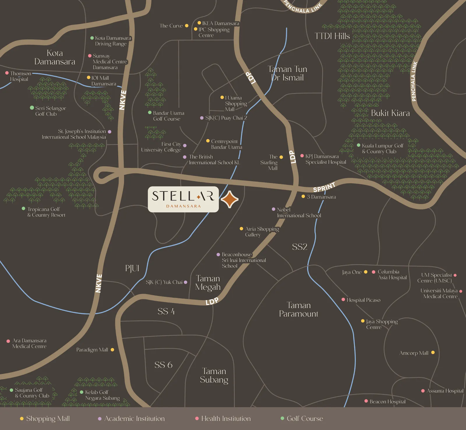 Stellar Damansara, Petaling Jaya: location map (13 of 13)