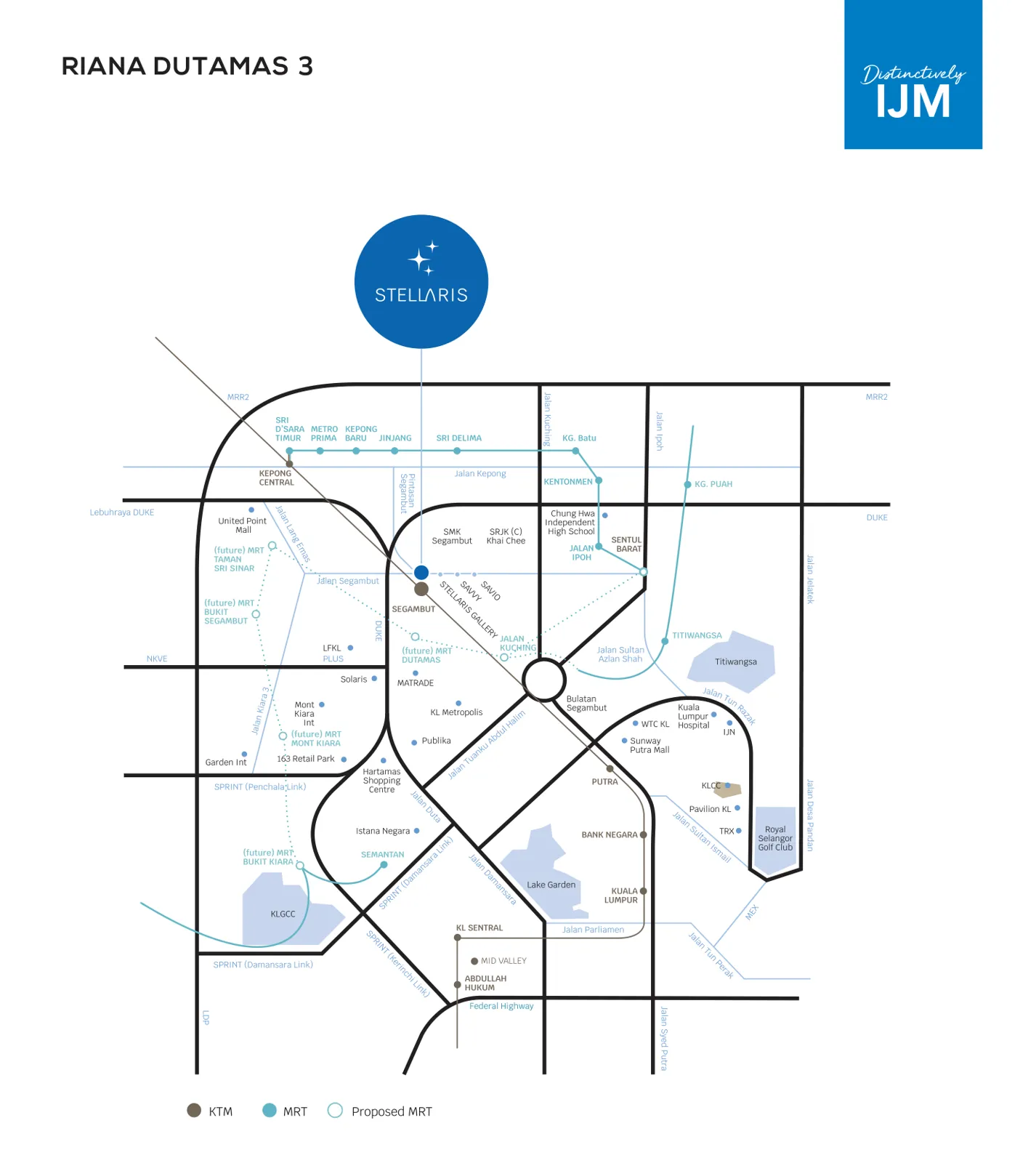 Stellaris Riana Dutamas, Kuala Lumpur: location map (16 of 16)