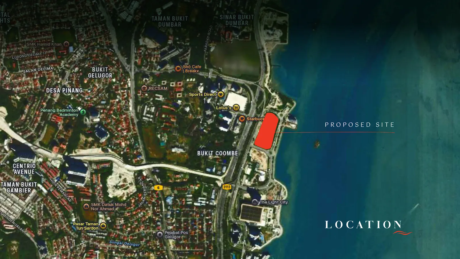 The Capehauz location map