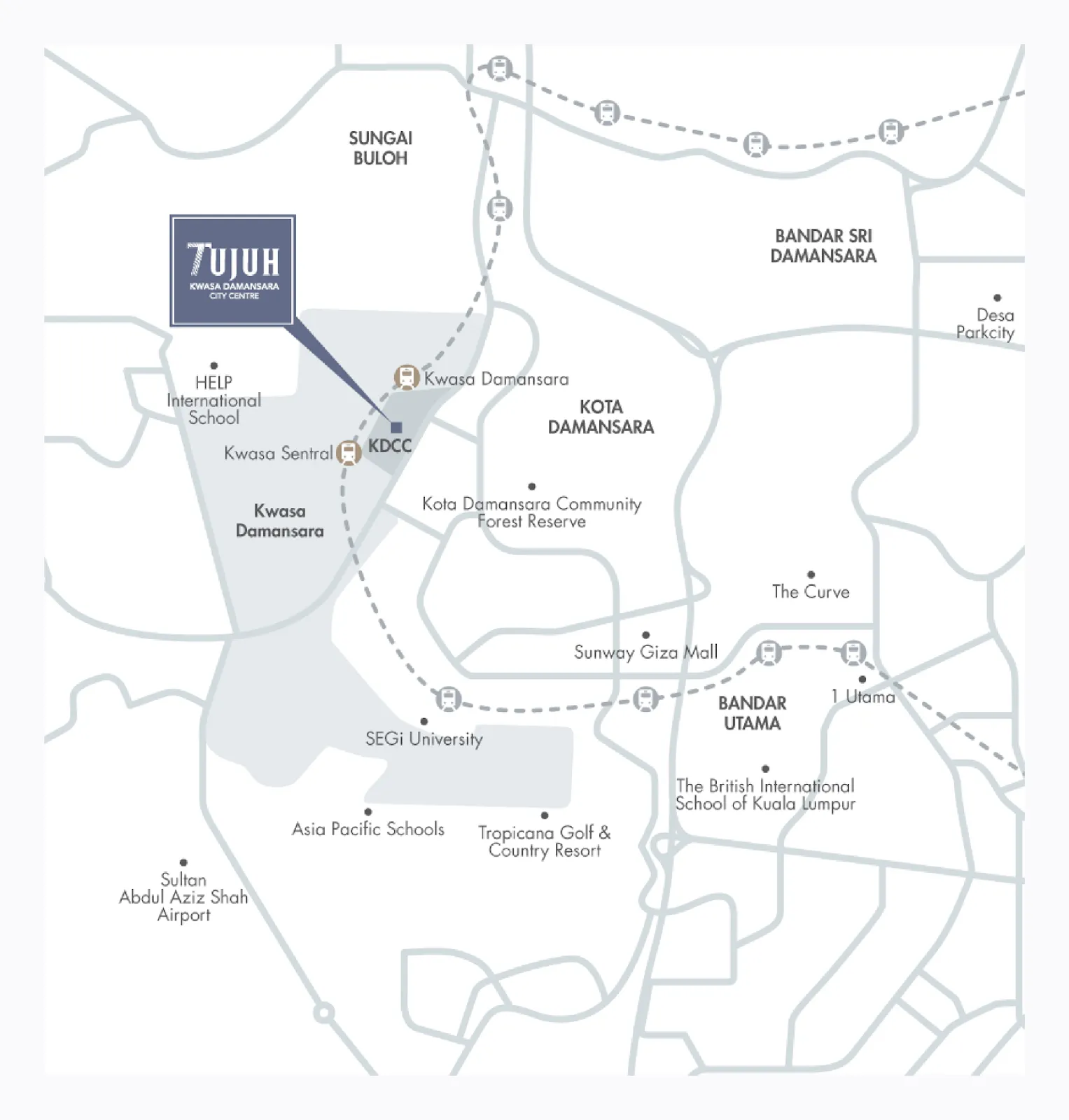 Tujuh Residences, Kwasa Damansara, Shah Alam: location map (17 of 17)