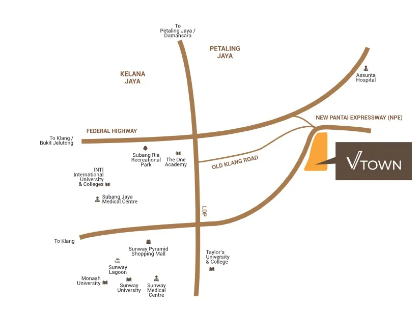 Veridian location map