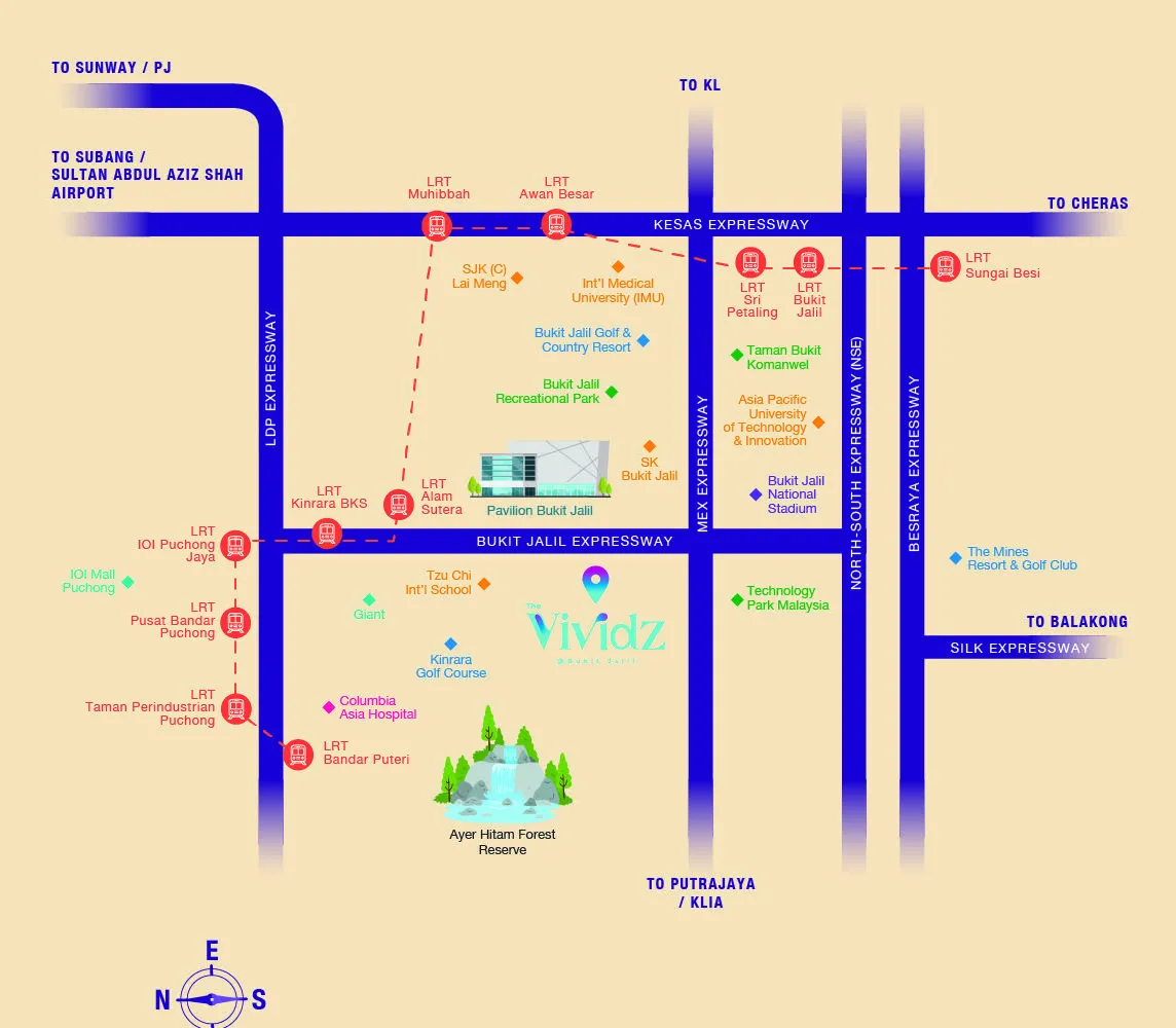 The Vividz, Old Klang Road: location map (8 of 8)