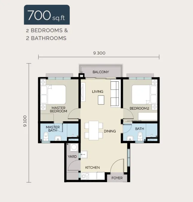 Wyn Type A floor plan