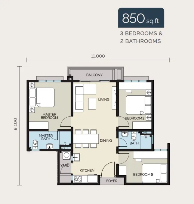 Wyn Type B floor plan